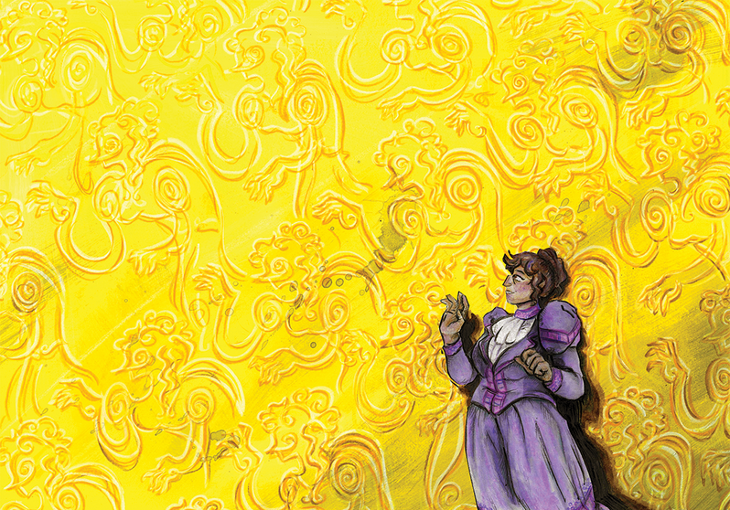 Scene Mock-up - The Yellow Wallpaper