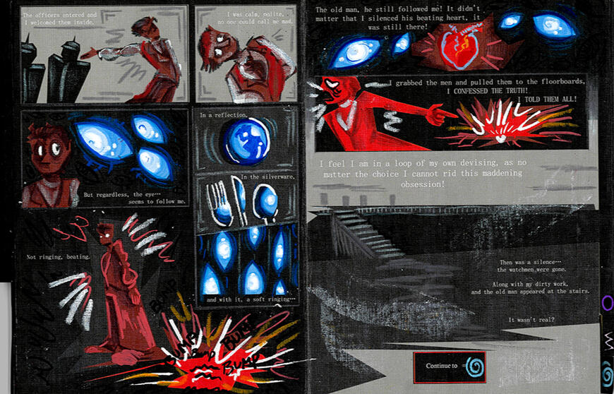 The Tell-Tale Heart - pg 18 &amp; 19