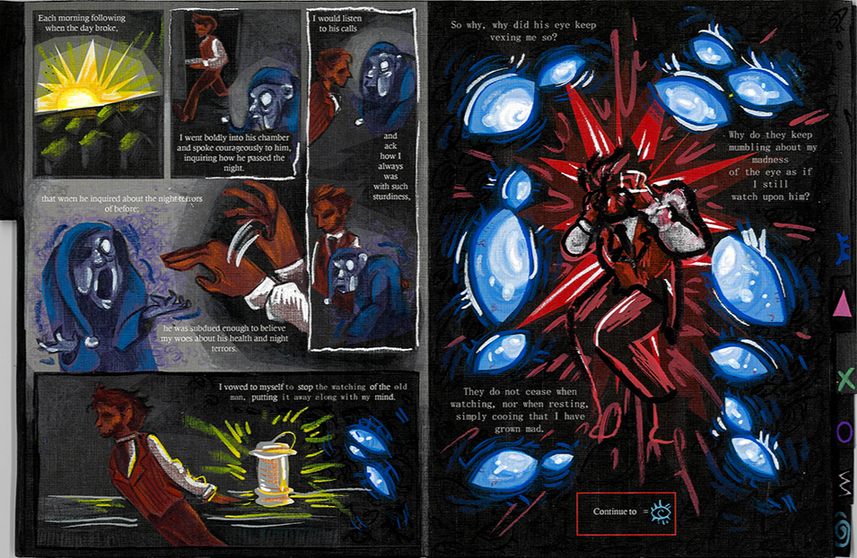 The Tell-Tale Heart - pg 10 & 11